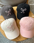 Bow Embroidery Hat