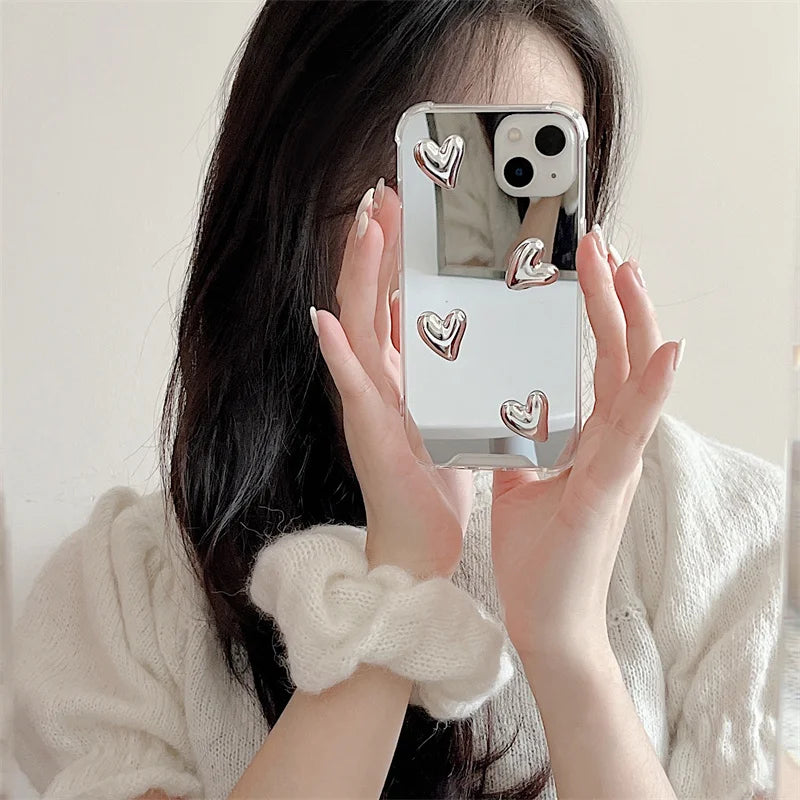 Metalic Heart Phonecase