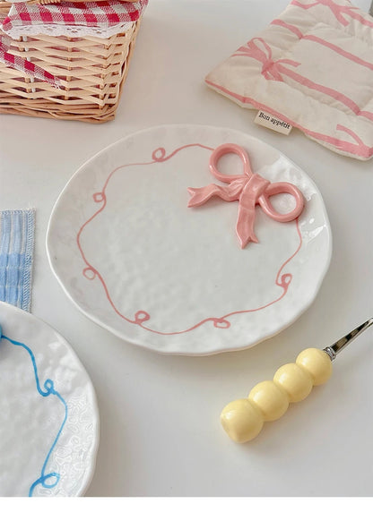 Porcelain Bowknot Plate