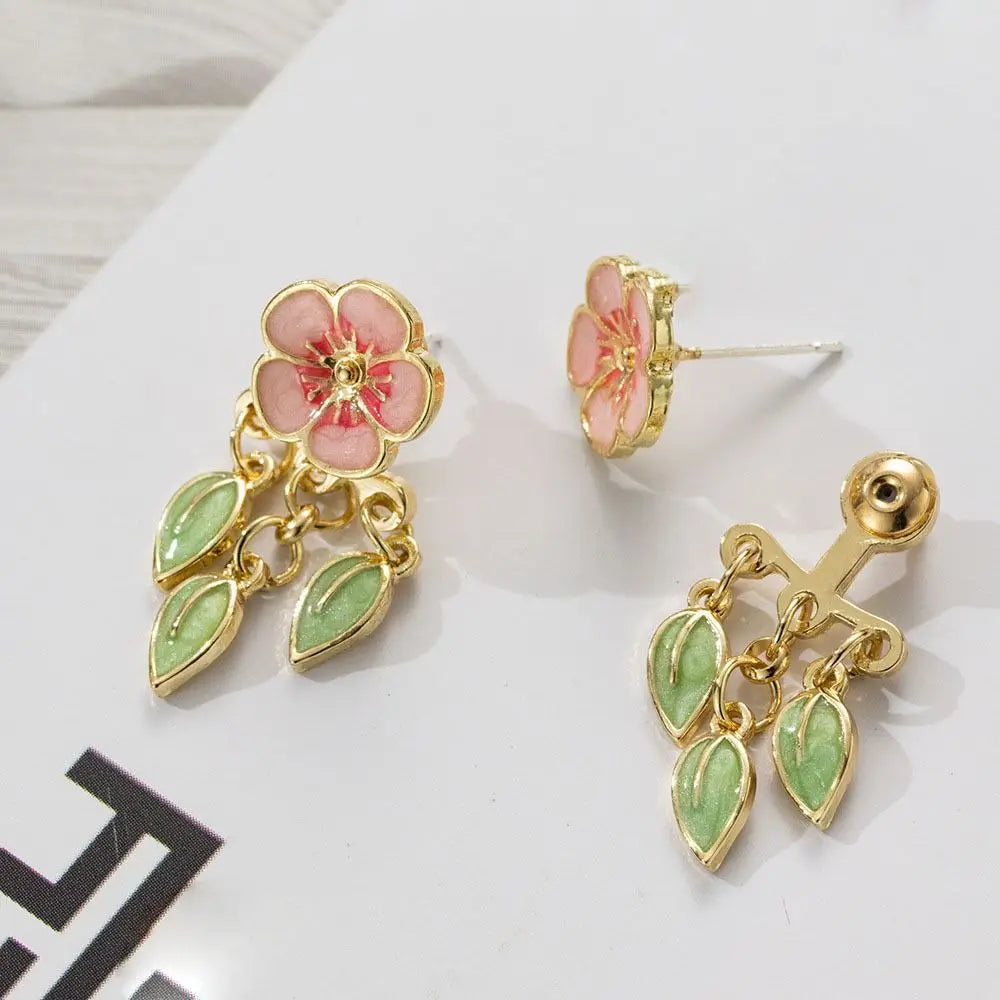 Peach Blossom Stud Earrings