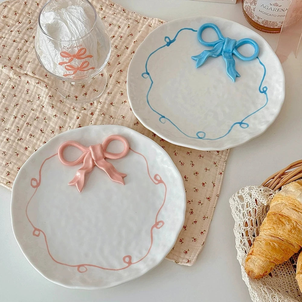 Porcelain Bowknot Plate