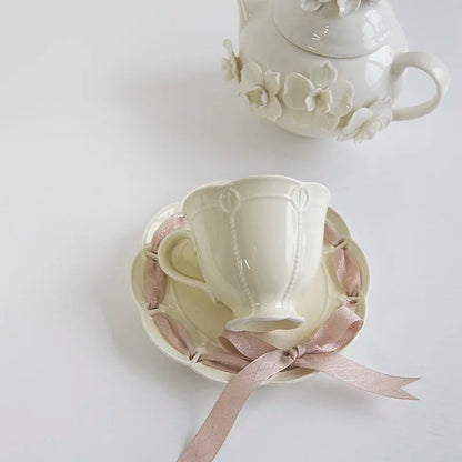 Ribbon Cup and Saucer Set