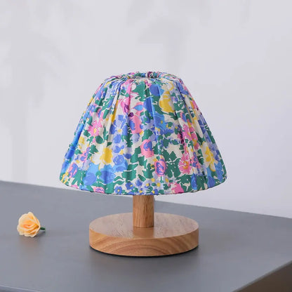 Floral  Wood Lamp