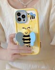 Busy Bee with Fold Wing iPhone Case