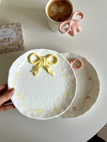 Porcelain Bowknot Plate