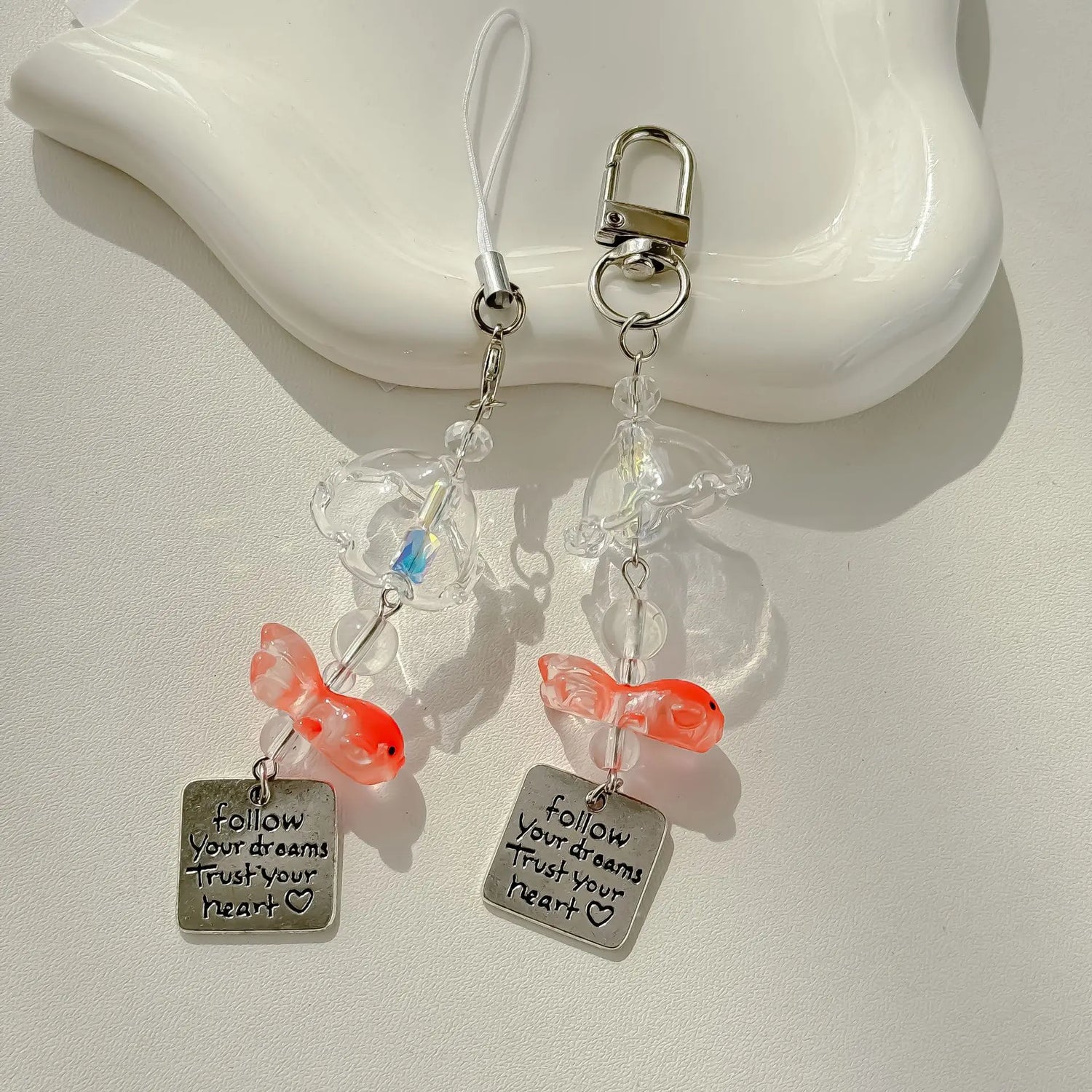 Goldfish Wind Chime Keychain