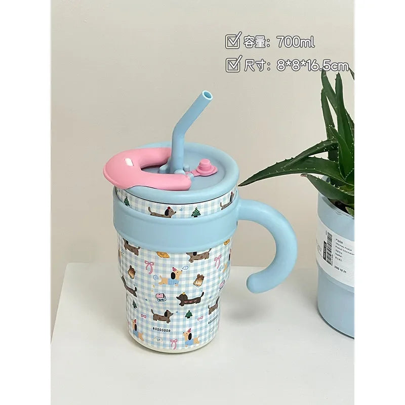 Blue Dachshund Tumbler