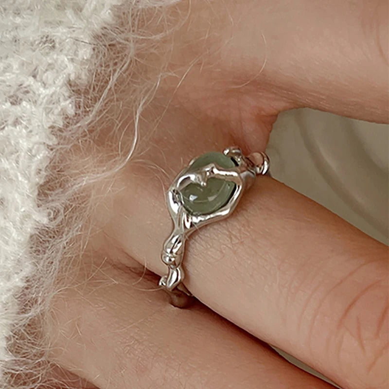 Silver Stone Ring