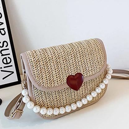 Straw Crossbody Bag