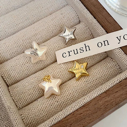 Shell Star Stud Earrings