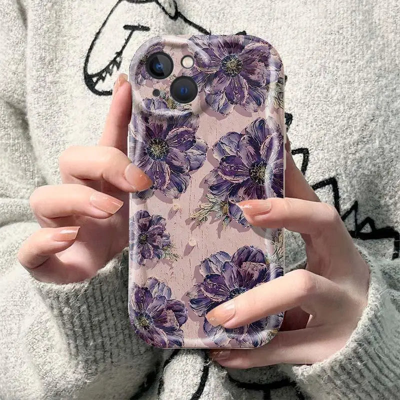 Oil Painting Flowers Phone Case