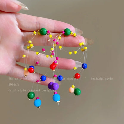 Colorful Beaded Earrings