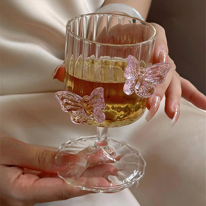 Pink Butterfly Cup