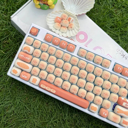 Steamed Bread Keycap Keyboard