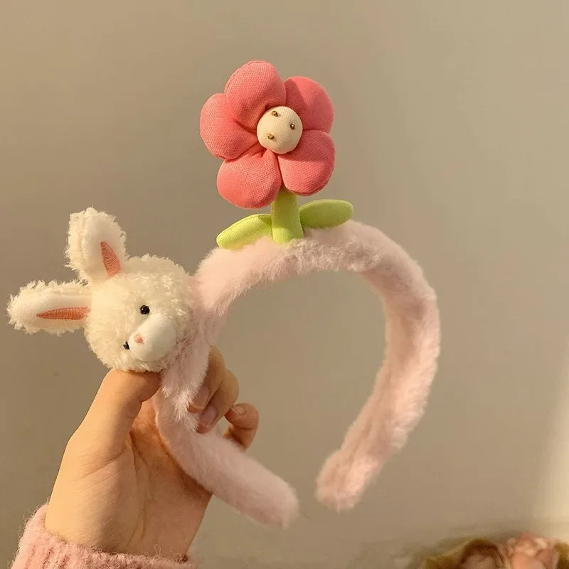 Pink Bunny Headband