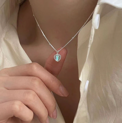 Heart Moon Necklace