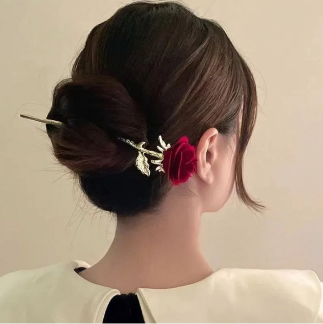 Velvet Rose Hairpin