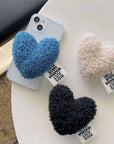 Fuzzy Fur Heart Pop-Socket
