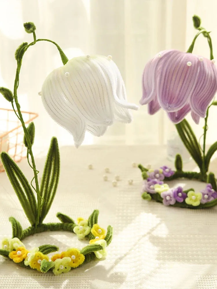 DIY Lily Of The Valley Table Lamp