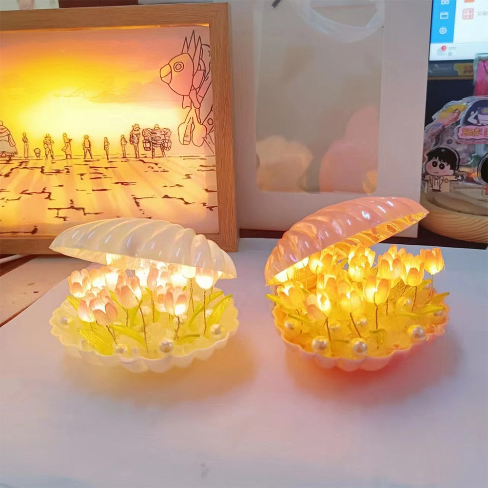 Shell Tulip Night Lamp