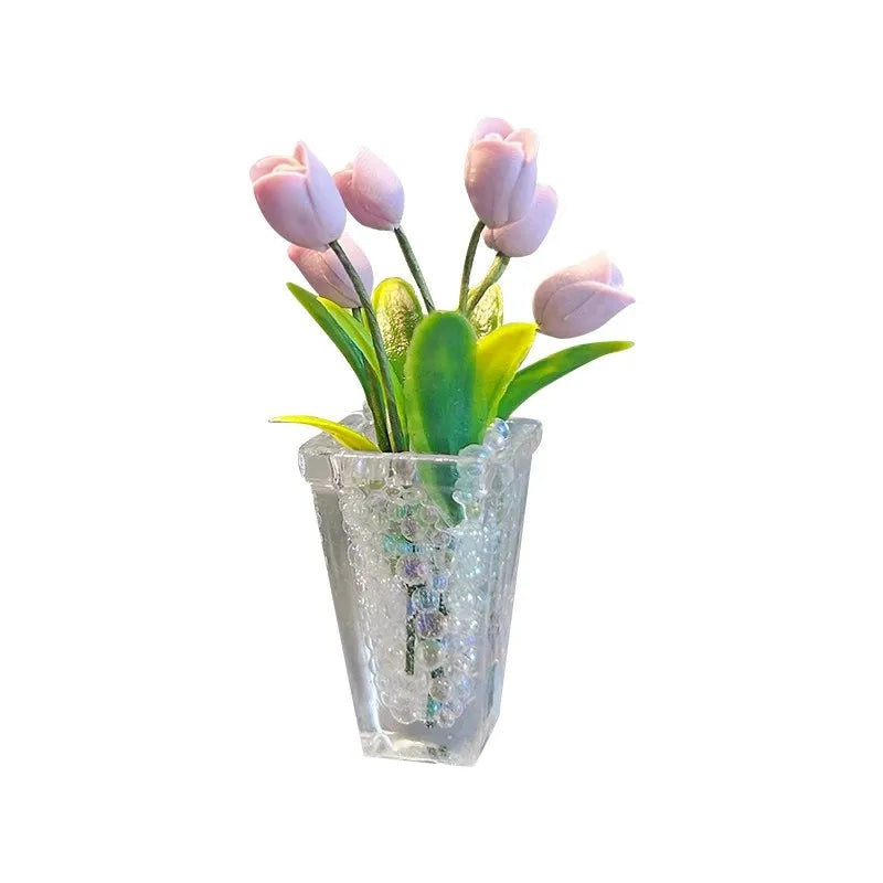 Mini Tulip Vase Fridge Magnet