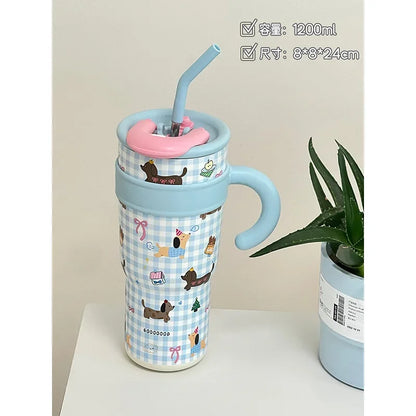 Blue Dachshund Tumbler