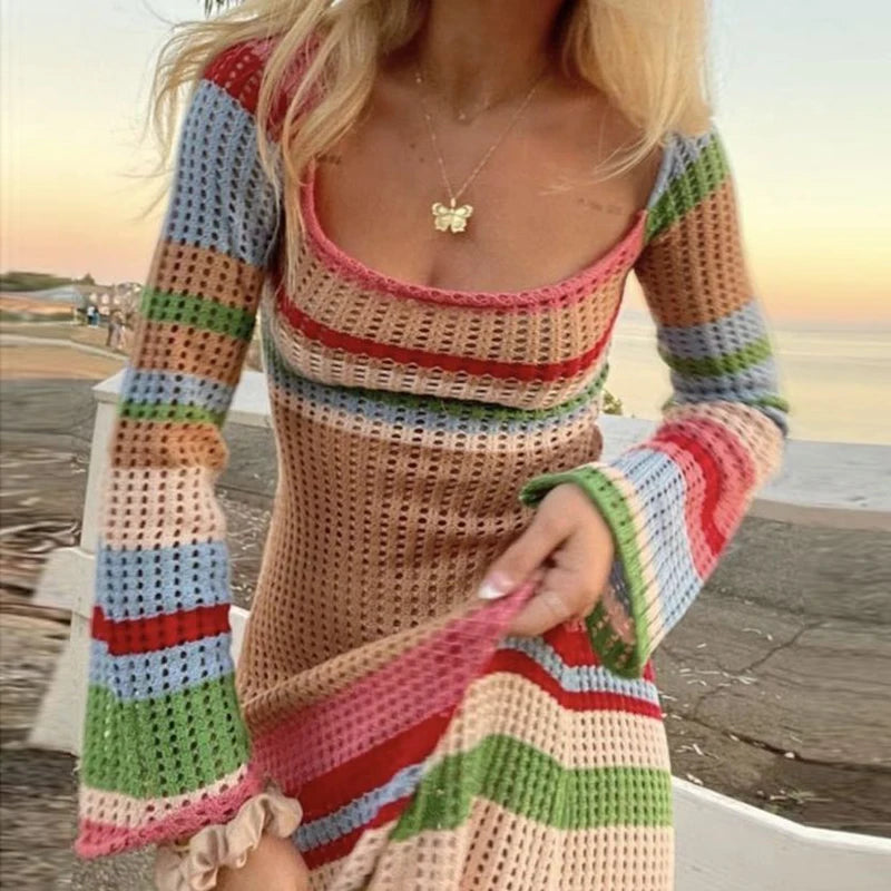 Beach Knitted Bodycon Dress