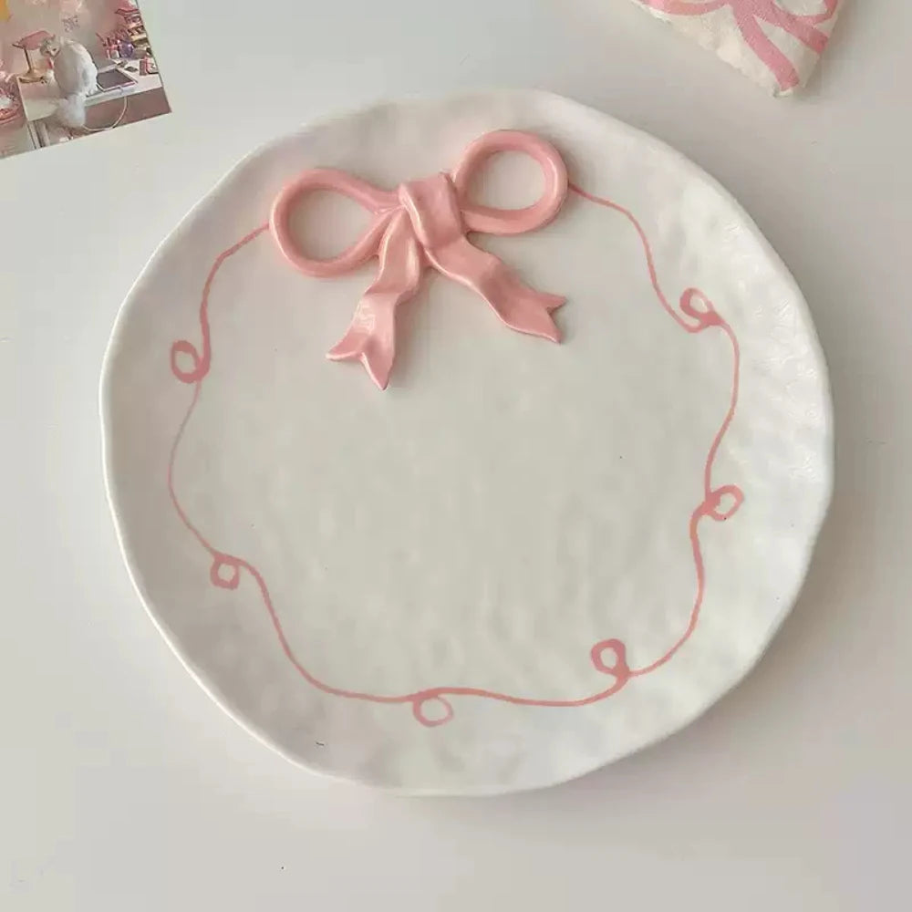 Porcelain Bowknot Plate