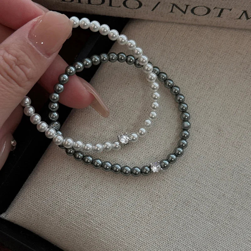 French Retro Pearl Bracelet