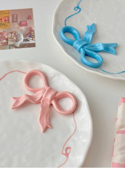 Porcelain Bowknot Plate