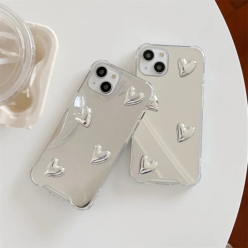 Metalic Heart Phonecase