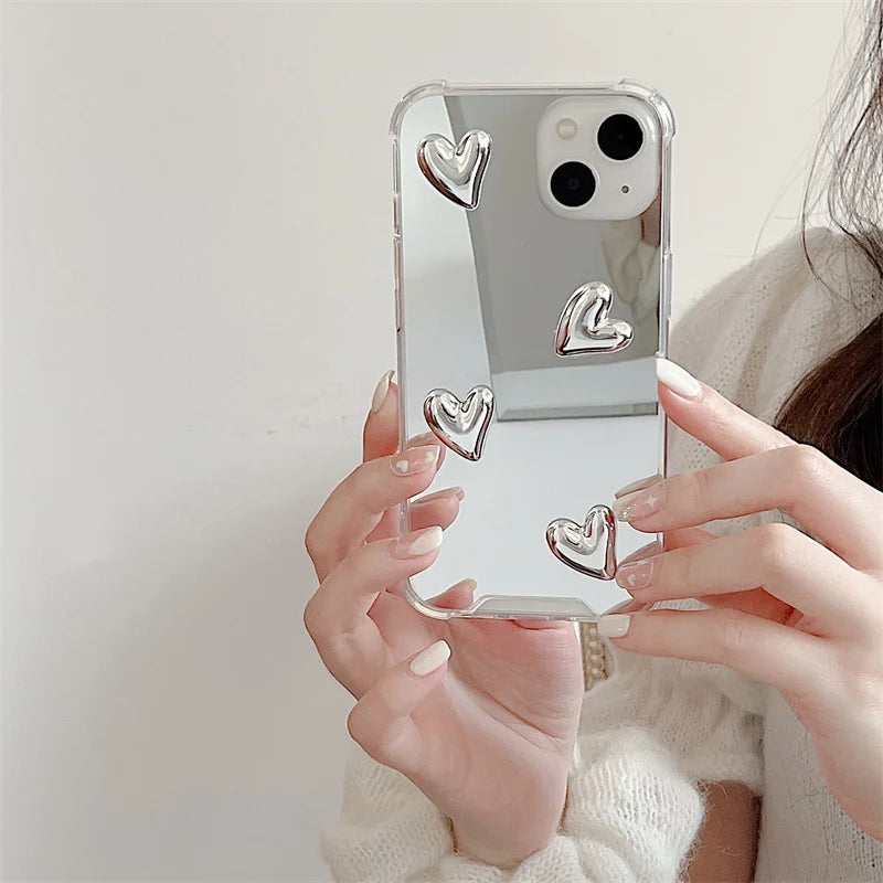 Metalic Heart Phonecase