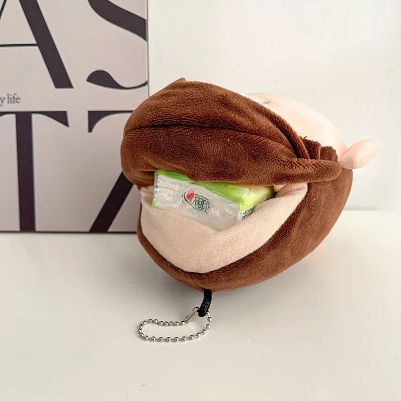 Plush Doll Tissue Box Pendant