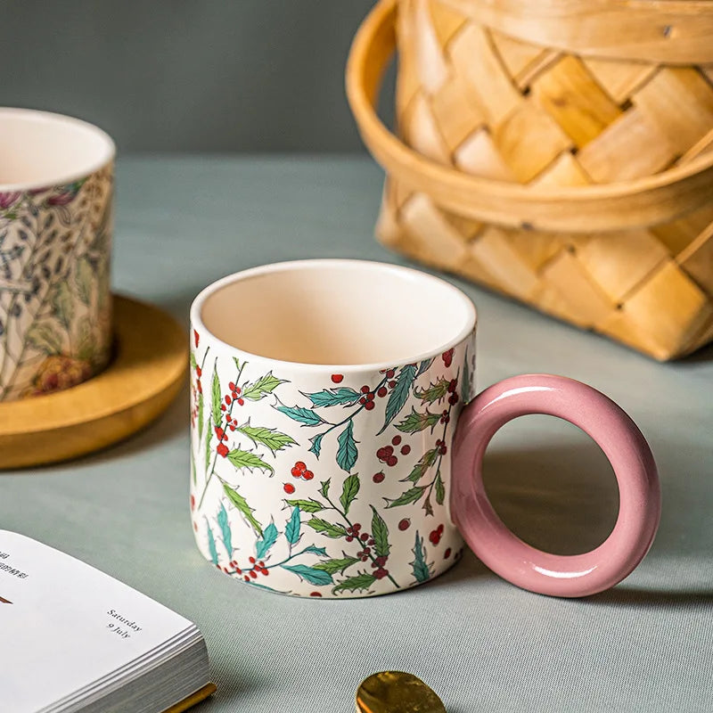 Bird Nest Ceramic Mug