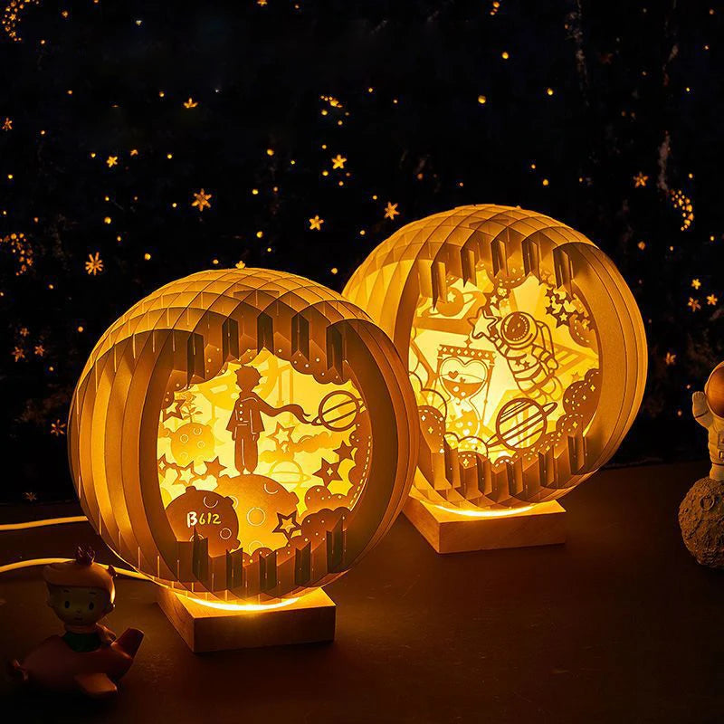 LED Paper Carving Lamp