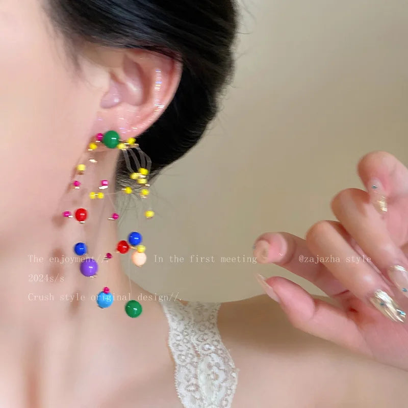 Colorful Beaded Earrings