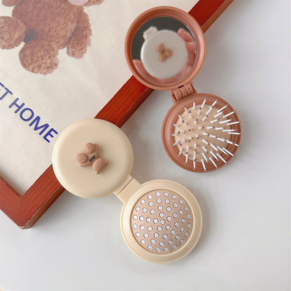 Mini Bear Foldable Hair Brush