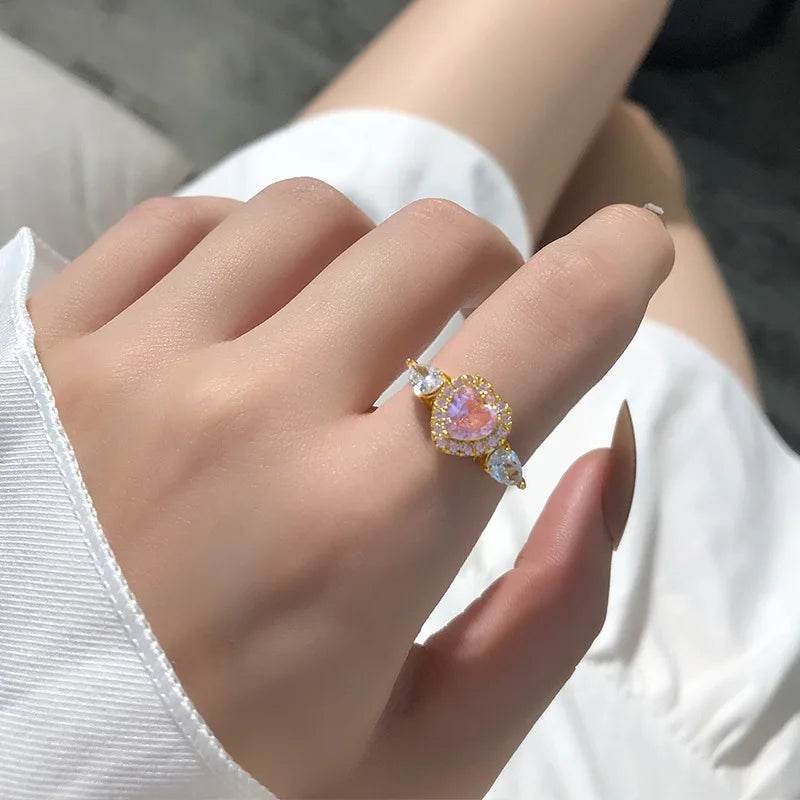 Pink Heart Ring