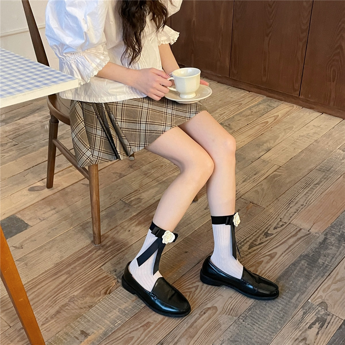 Lolita Bowknot Socks