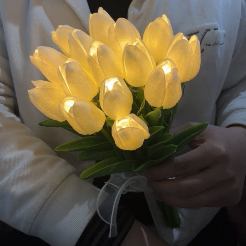 LED Tulips Flower Bouquet Lamp