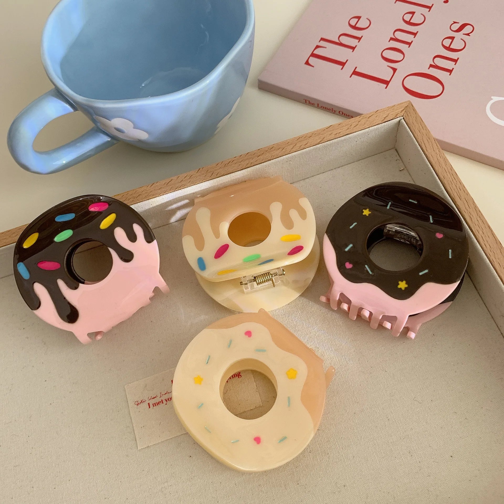 Donut Hair Claw Clip