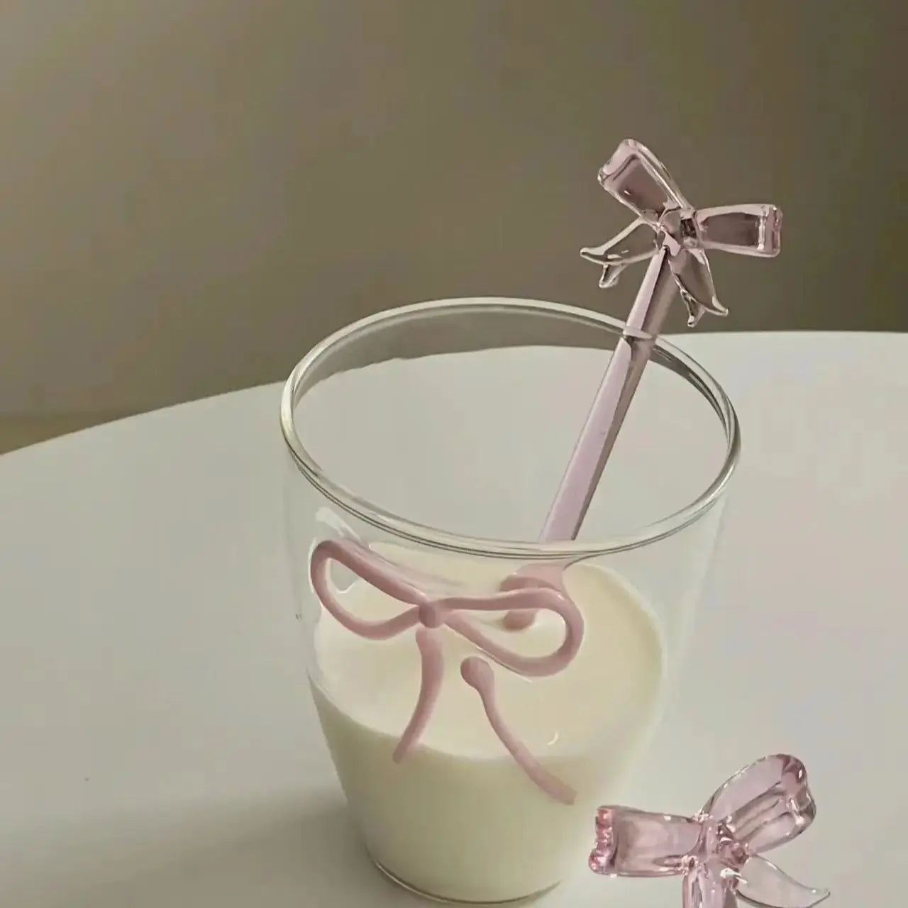 Pink Bowknot Spoon