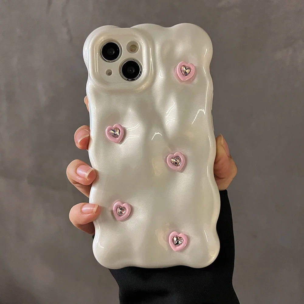 Heart Wave iPhone Case