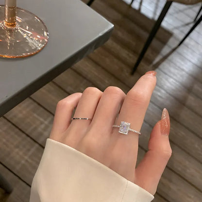 Classic Moissanite Ring