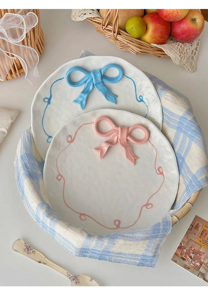 Porcelain Bowknot Plate