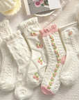 Ruffled Soft Socks - 5Pairs