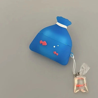 Blue Goldfish Pouch AirPods Case