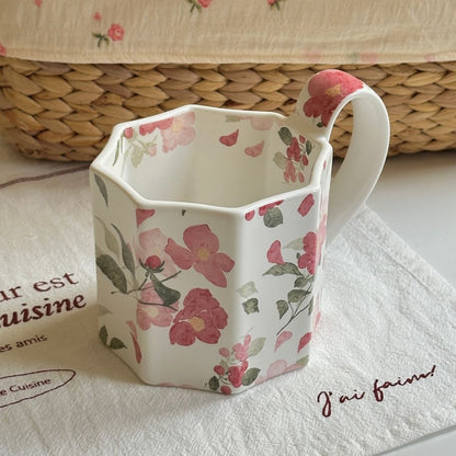 Flower Ceramic Mugs