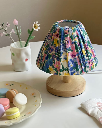 Floral  Wood Lamp