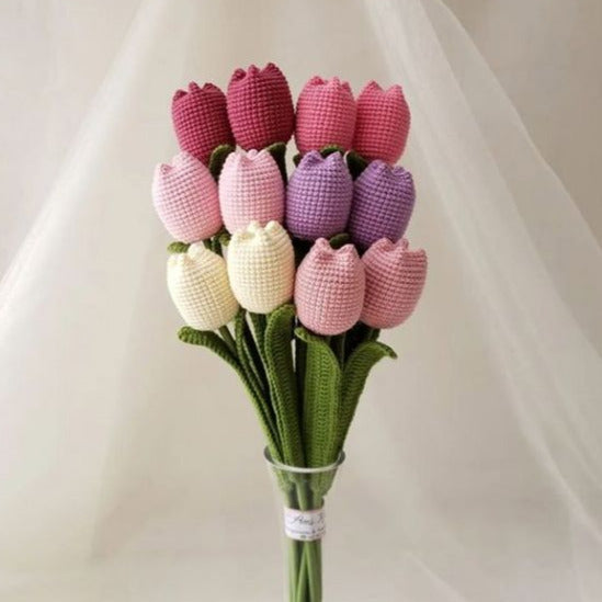 Handmade Crochet Tulips